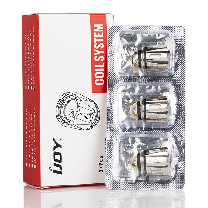 iJoy Diamond Baby DMB Replacement Coils 3-Pack DMB-Mesh with packaging