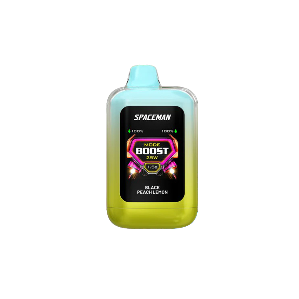 Space Man Nebula Disposable 25000 Puffs 18mL 50mg | MOQ 5 Black Peach Lemon