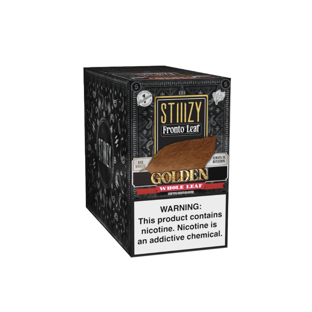 STIIIZY Fronto Leaf Wrap 1-Pack - 10ct Display | Golden with Packaging