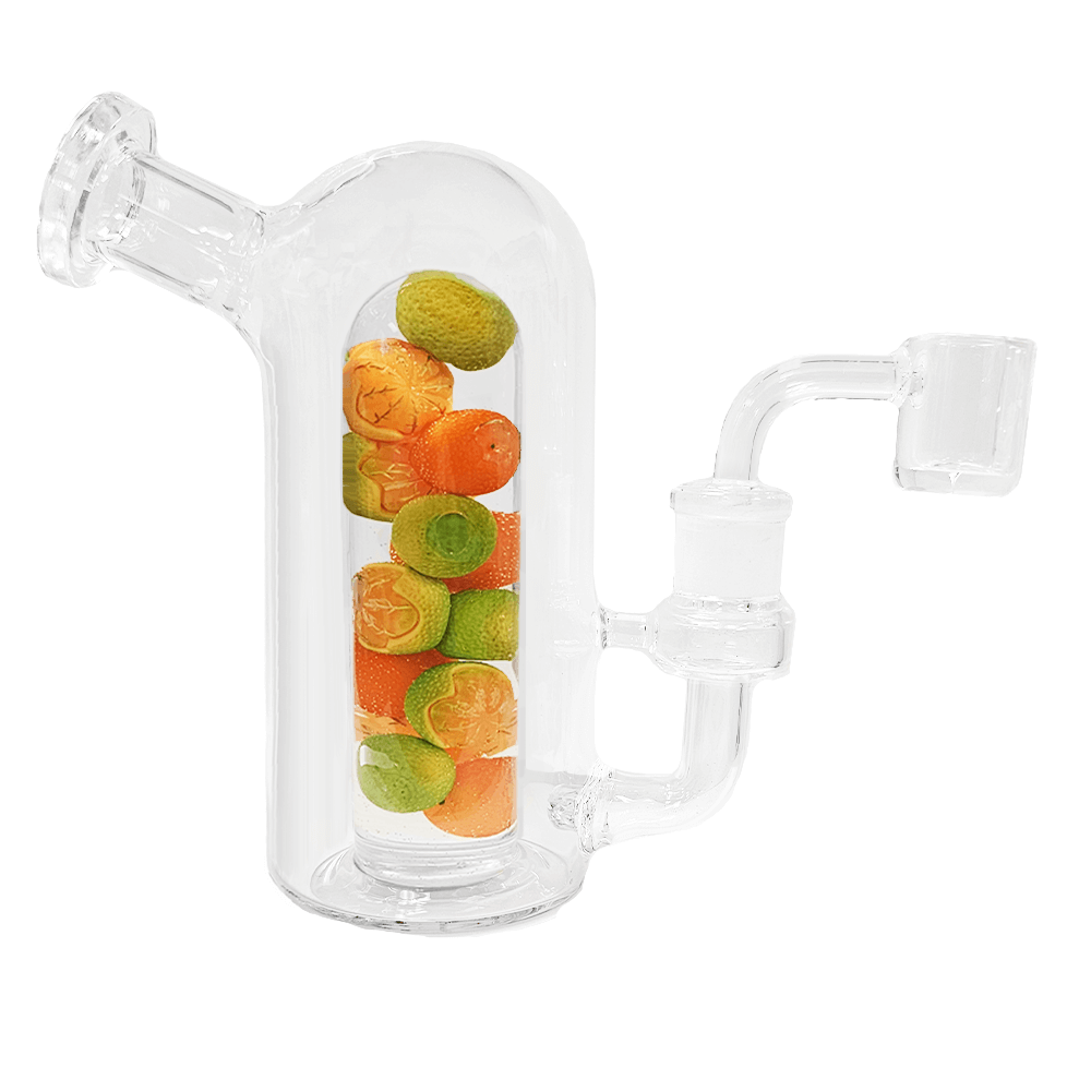 Fantasy Inamo Glass Water Pipe plus Banger Citrus Fruit