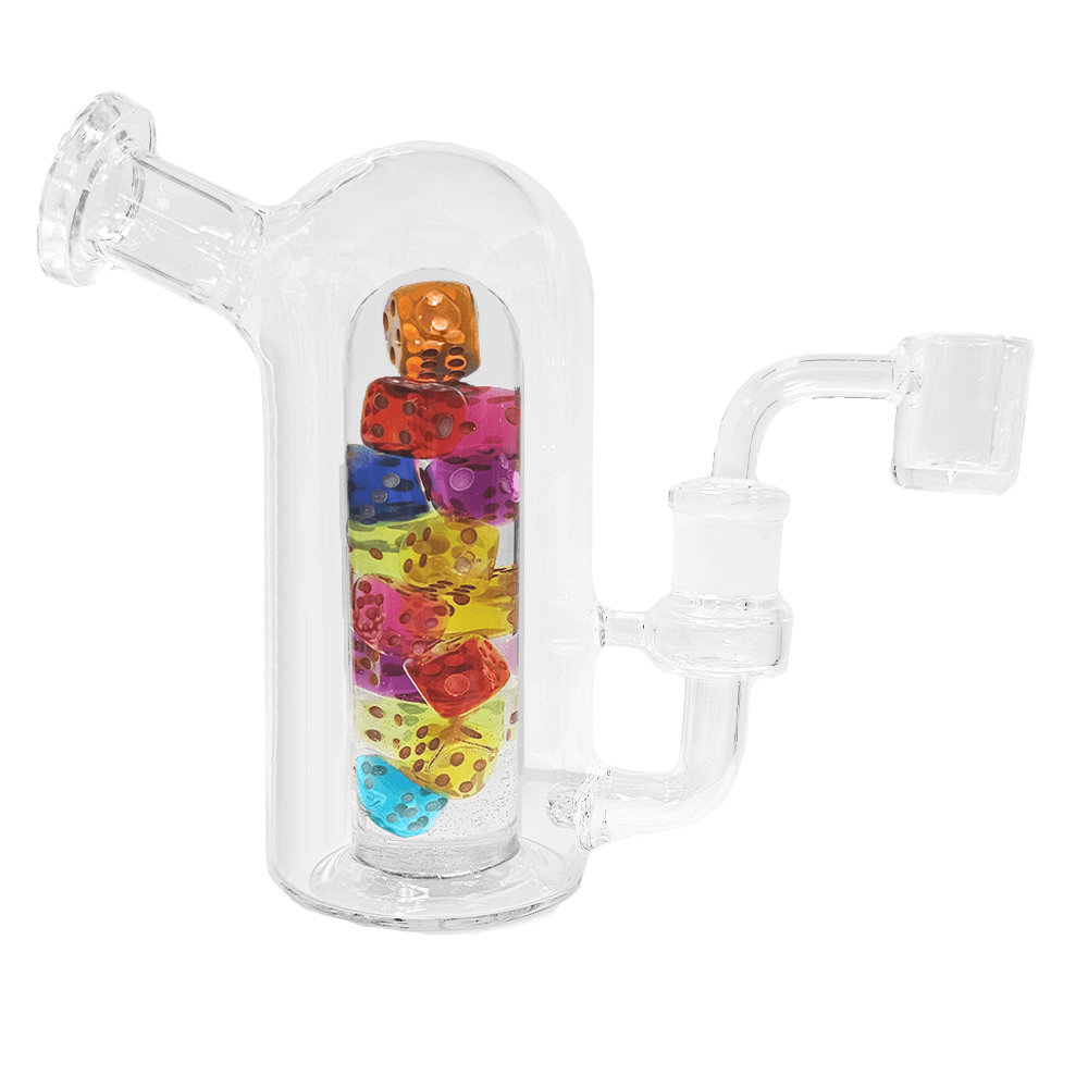 Fantasy Inamo Glass Water Pipe plus Banger | Dice