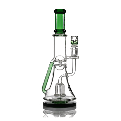 MKGlass (Water Pipe) TX40 Toxic Squid Perc Recycler Beaker Green