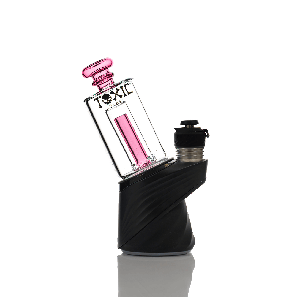 MKGlass (Glass Attachment) TXAT44 Toxic Classic Shower Head Puffco Attachment Pink