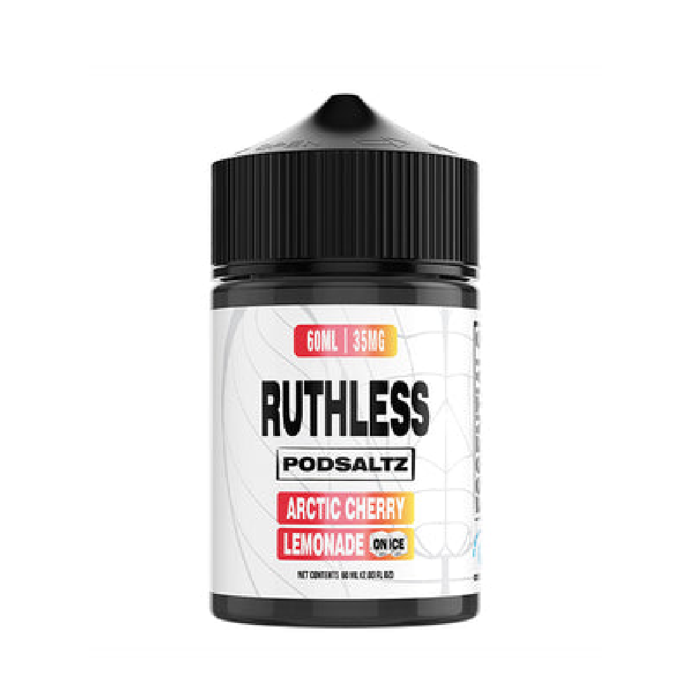 Arctic Cherry Lemonade On Ice Ruthless Essentials Salt 60mL Bottle