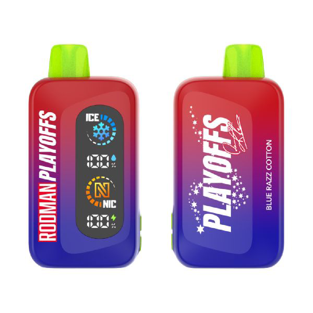Rodman Playoffs Disposable - Blue Razz Cotton Candy