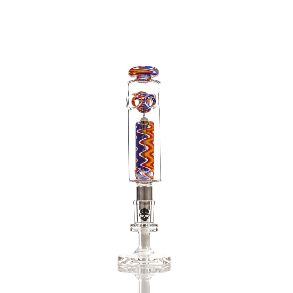 MKGlass (Nectar Collector) TXNC36 Toxic Spectrum Nectar Collector with Ceramic Screw Tip Blue (Purple)