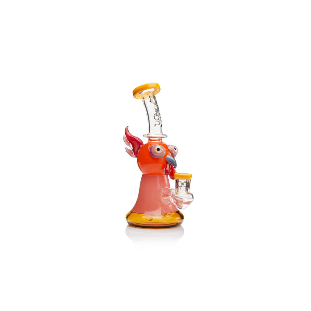 Lookah 10” Cute Cartoon Owl Dab Rig (WPC1219OR) Orange