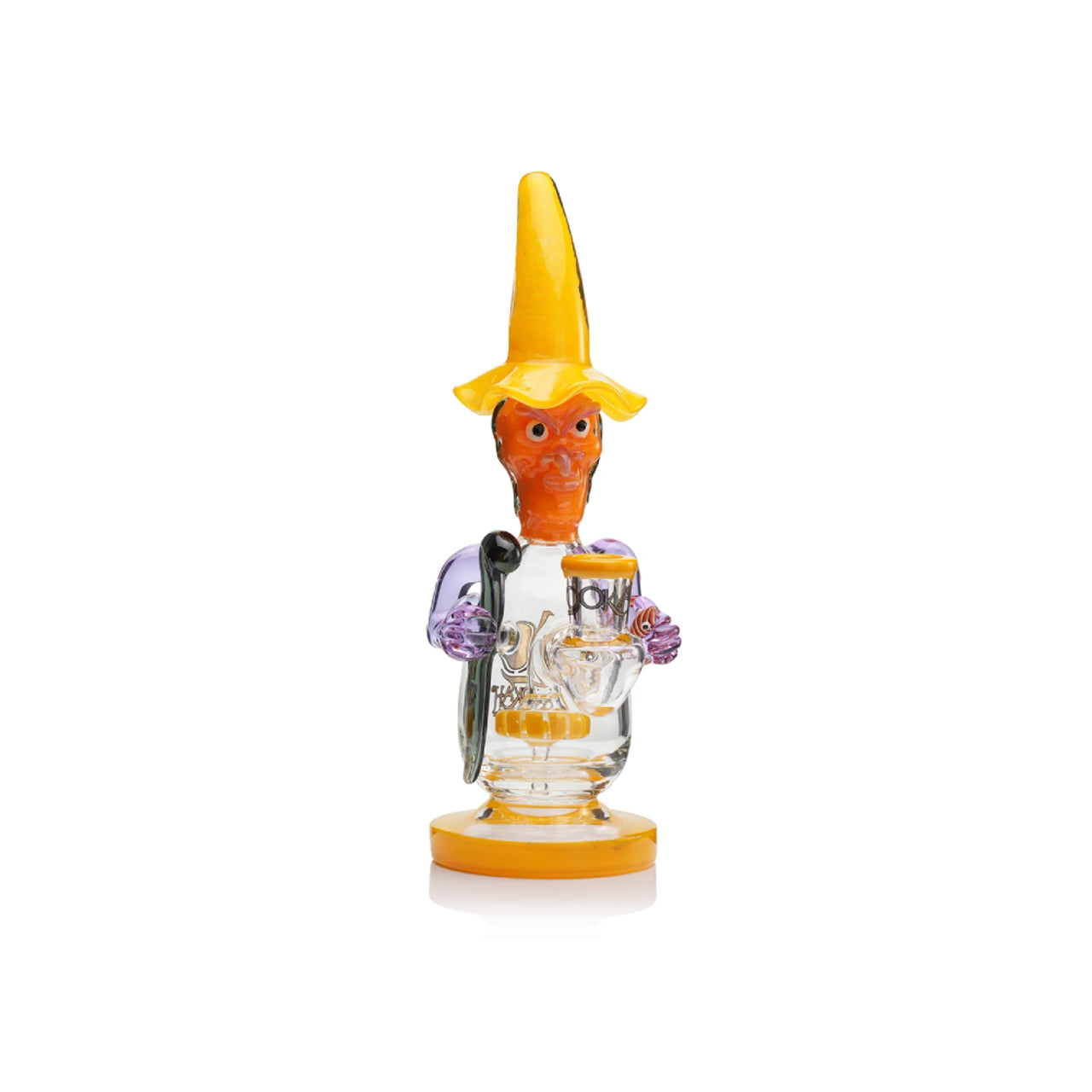 Lookah 12” Cool Mystic Wizard Dab Rig (WPC1220YL) Yellow