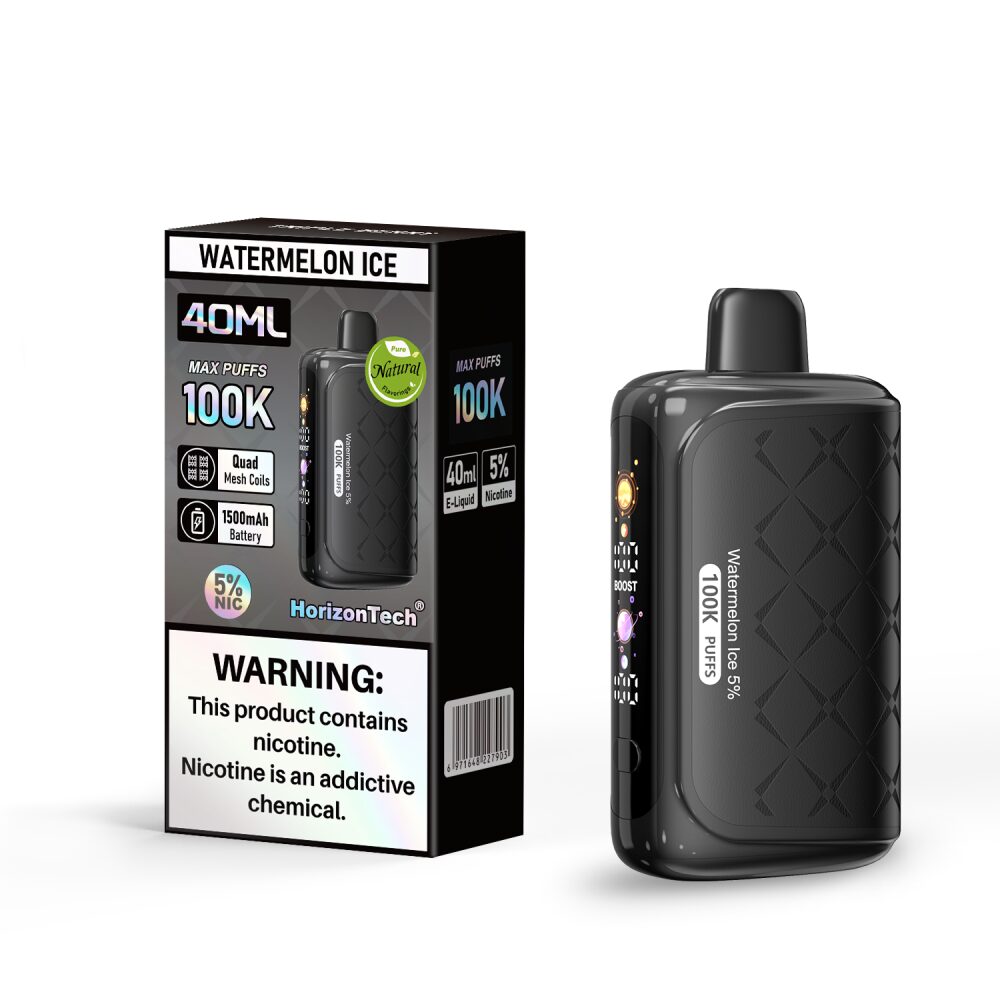 Horizon 100K Disposable Watermelon Ice with packaging
