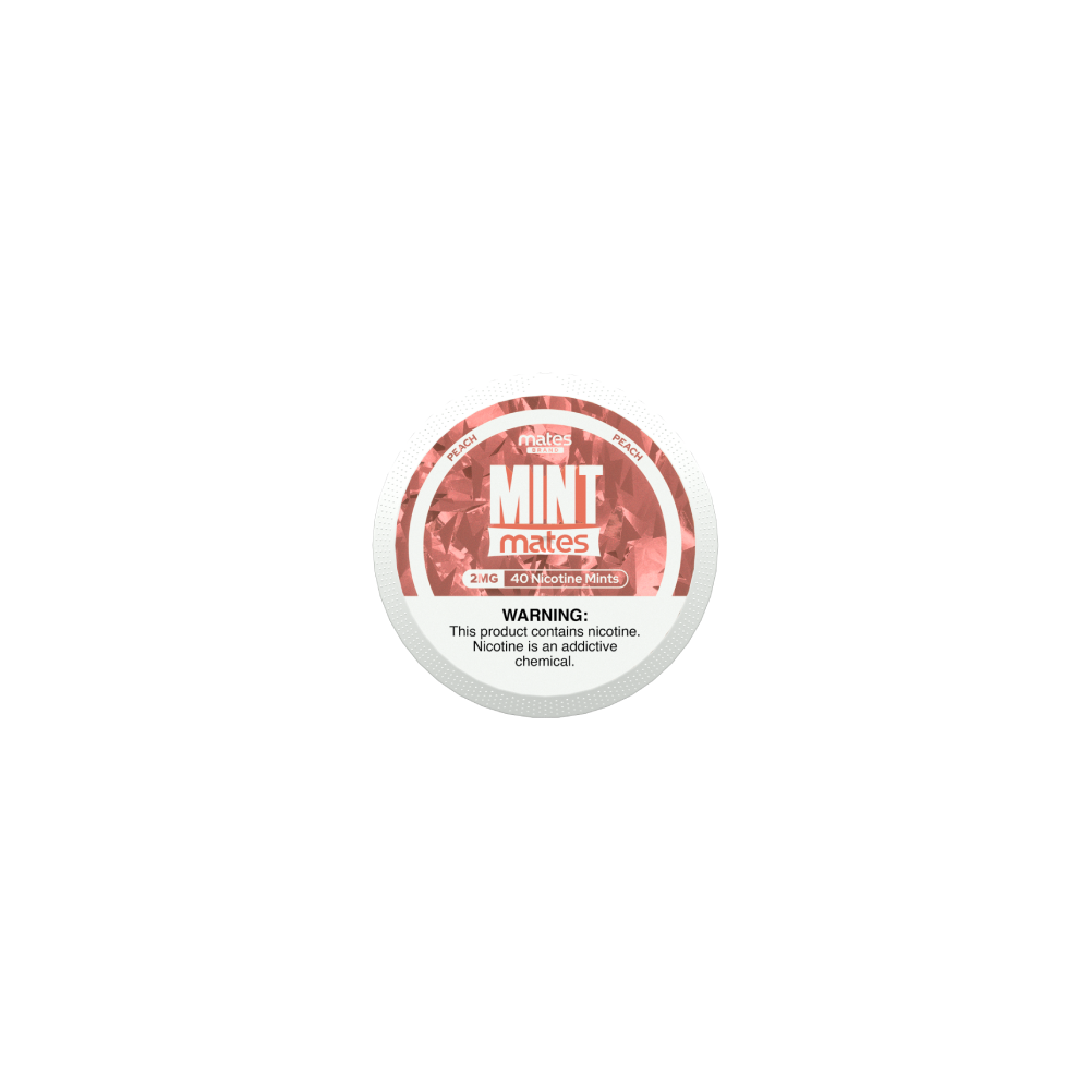 MintMates (DSPLY 5pc)(Nic Mints)(40ct Can)(SAS) Peach