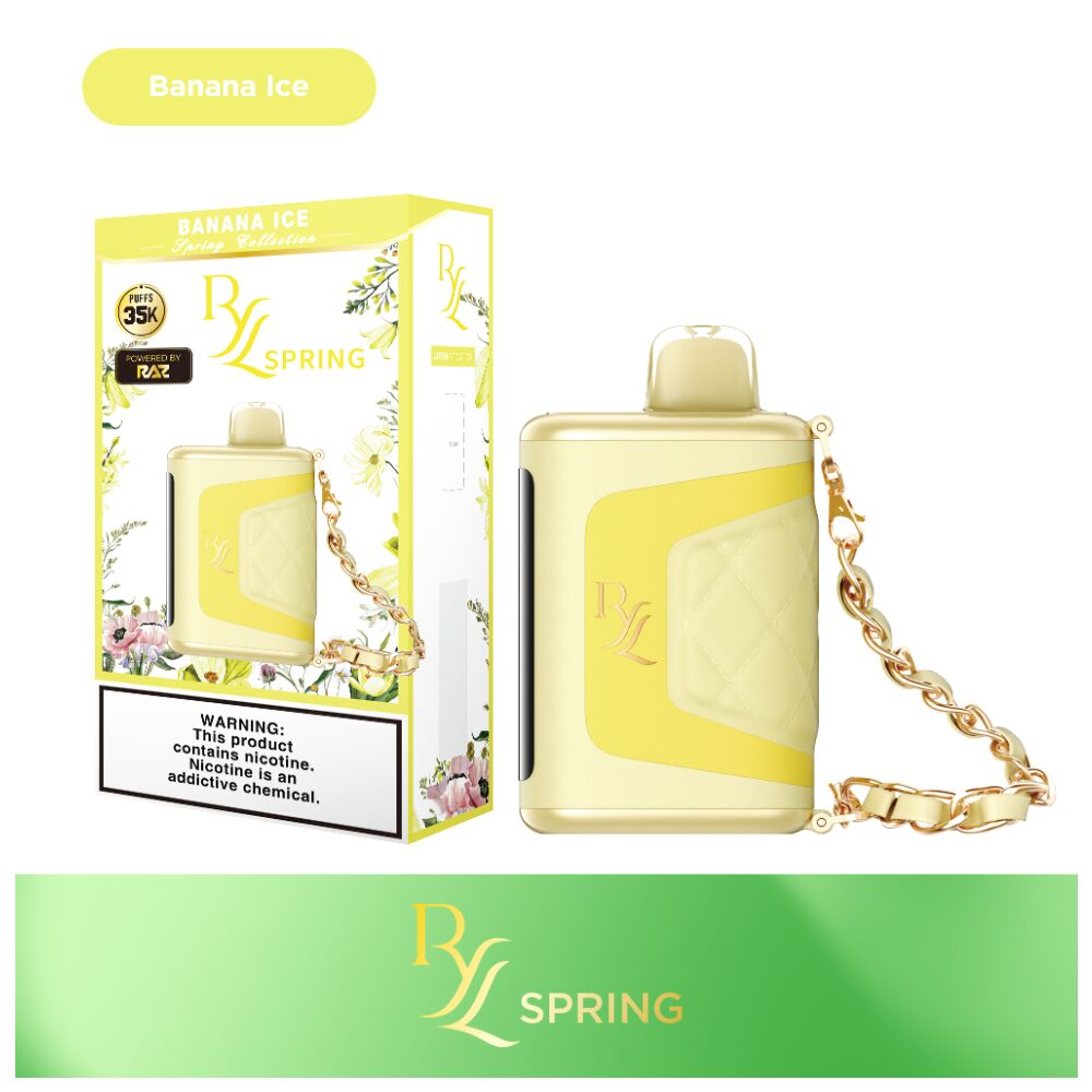 RYL Classic 35k Disposable Banana Ice with packaging