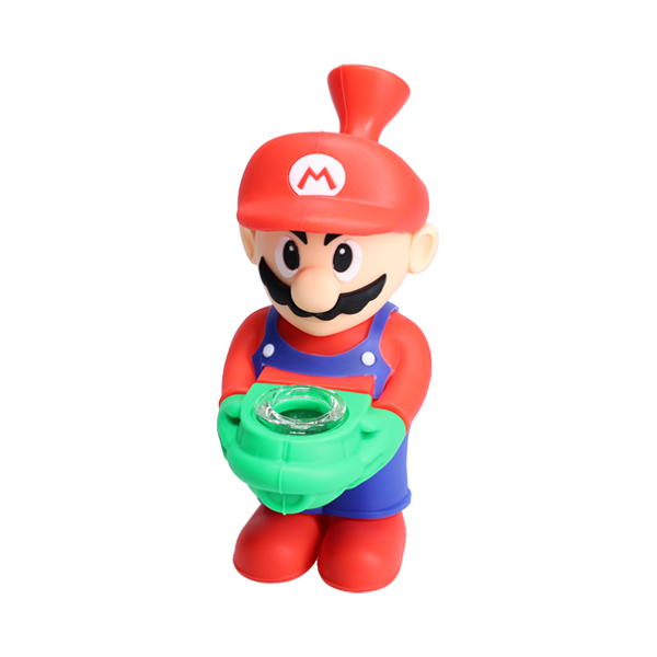 Non branded (Hand Pipe)(1-Pack) SHP19 6″ Silicone Character red