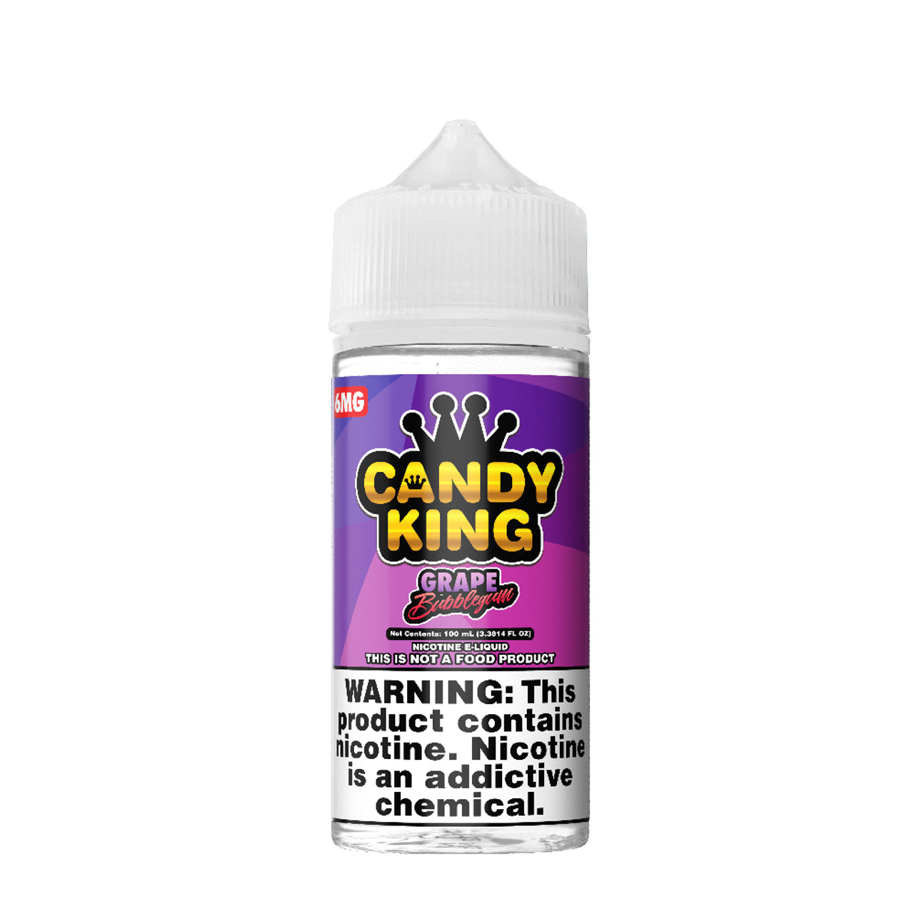Grape Bubblegum Candy King 100mL Bottle