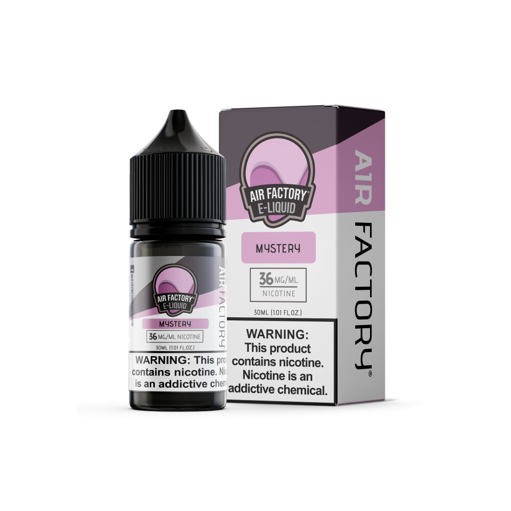 Mystery Air Factory Salts 30mL Bottle with packaging