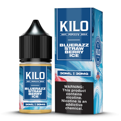 Blue Razz Strawberry Ice KILO Salts 30mL  with packaging