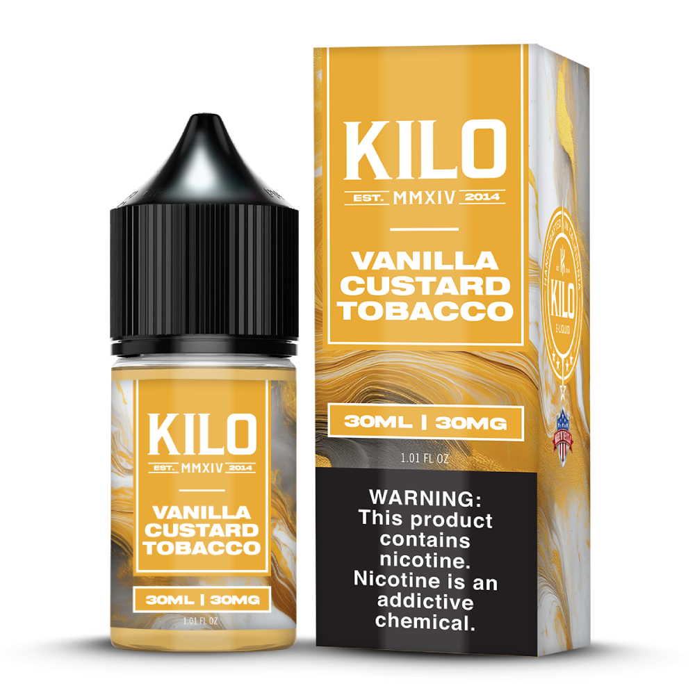 Vanilla Custard Tobacco KILO Salts 30mL