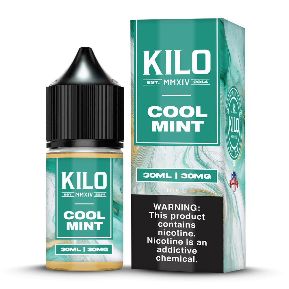 Cool Mint KILO Salts 30mL with packaging