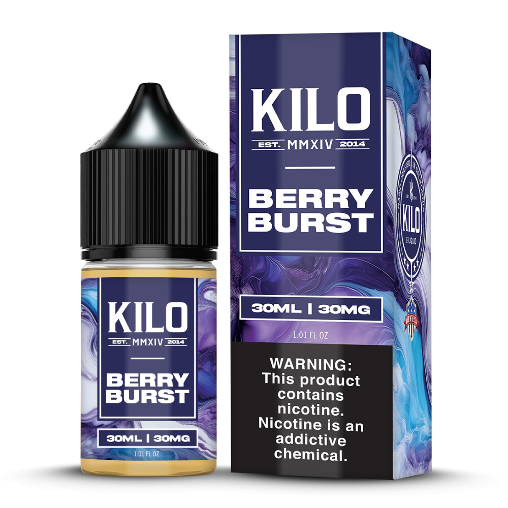 Berry Burst KILO Salts 30mL with packaging