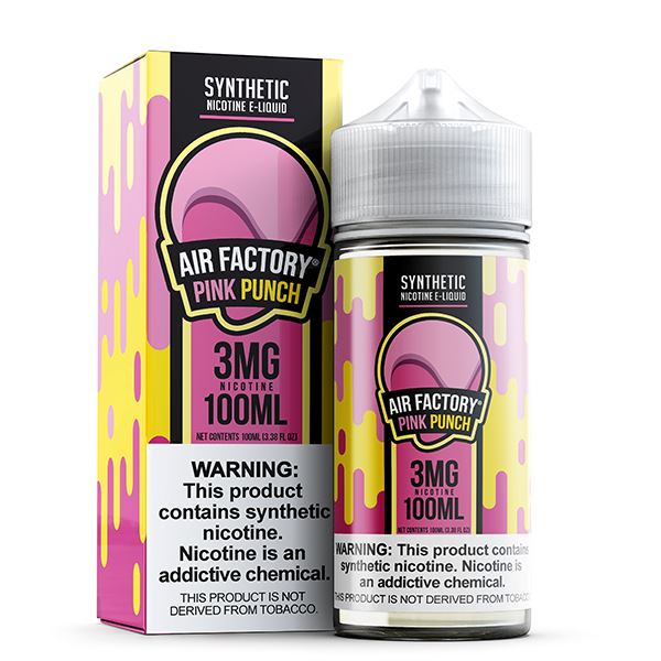 AIR FACTORY ORIGINAL | Pink Punch 100ML eLiquid with packaging