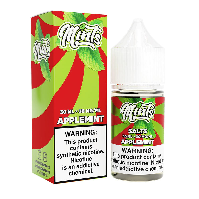 Applemint by Mints SALTS E-Liquid 30ml with packaging