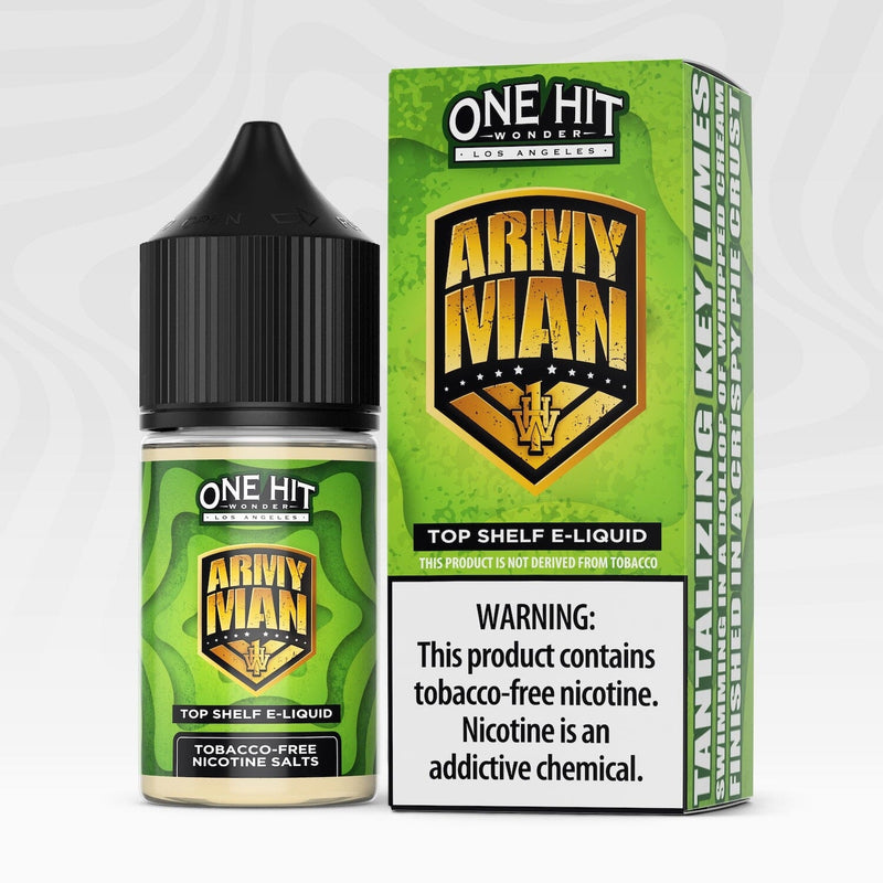 Army Man by One Hit Wonder TF-Nic 30mL Salt Series with Packaging
