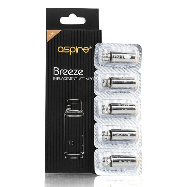 Aspire Breeze Coils (5-Pack) 1.2ohm with packaging
