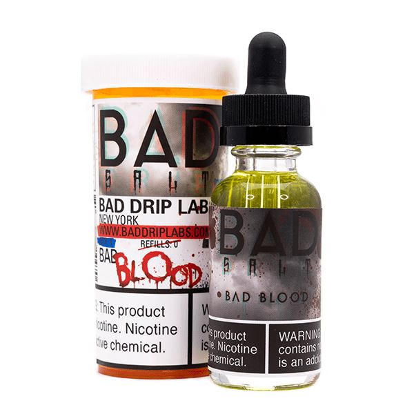 Bad Blood Salt by Bad Drip Salt 30ml dropper bottle