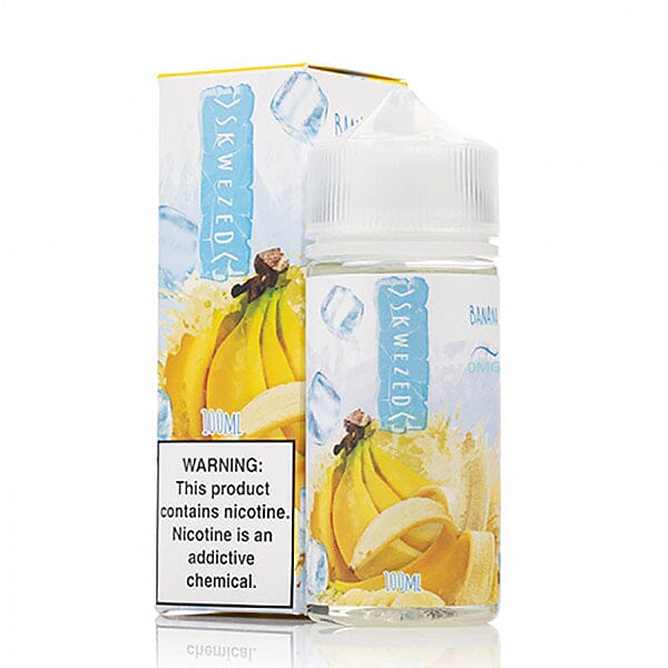 Banana ICE by Skwezed 100ml with packaging