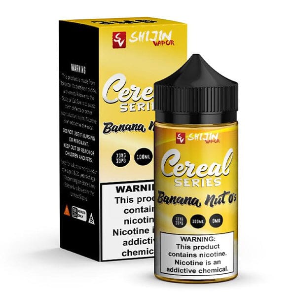  Banana Nut O's by Shijin Vapor Cereal Series E-Liquid 100ml with packaging