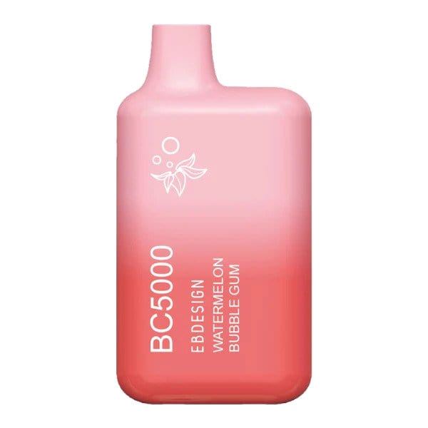 BC5000 (Non Branded EBDESIGN / Branded EBCREATE) Disposable 5000 Puffs 9.5mL 40-50mg Watermelon Bubble Gum