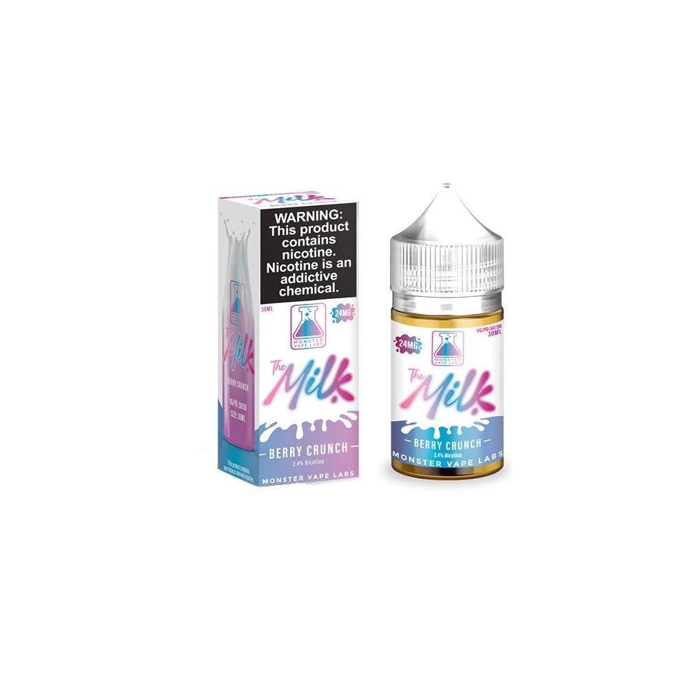 Berry Crunch by The Milk Tobacco-Free Nicotine Salt 30ml with packaging