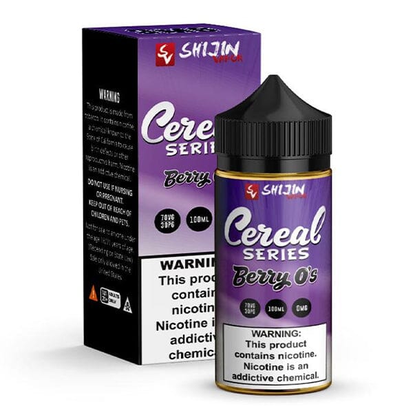 Berry O's by Shijin Vapor Cereal Series E-Liquid 100ml with packaging