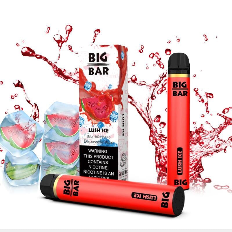 Big Bar 5% Disposable (Individual) - 1600 Puffs lush ice with packaging