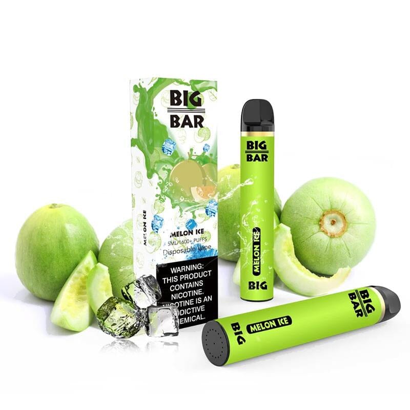 Big Bar 5% Disposable (Individual) - 1600 Puffs melon ice with packaging
