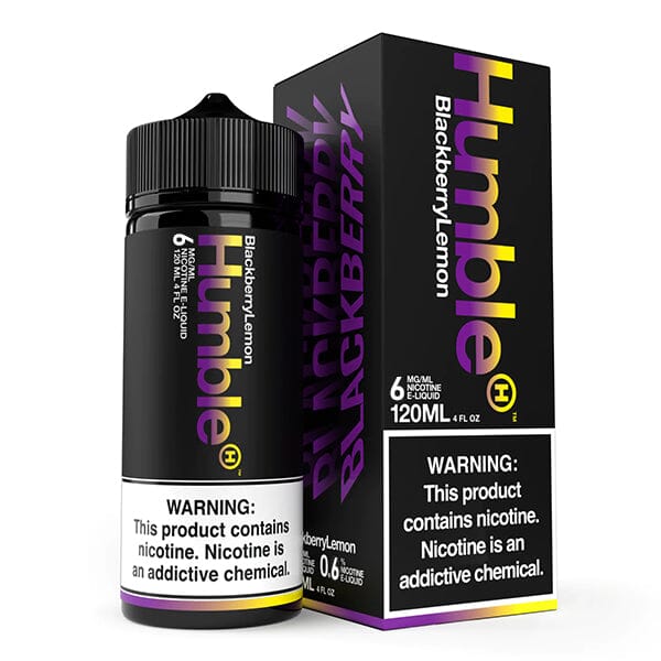  Blackberry Lemon Tobacco-Free Nicotine By Humble E-Liquid with Packaging