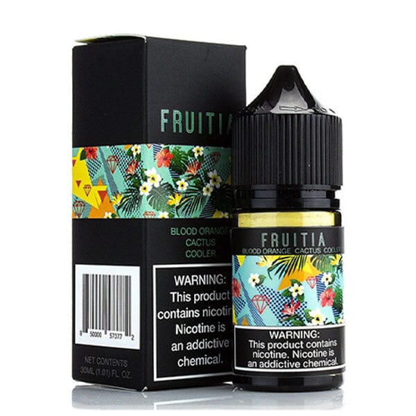 Blood Orange Cactus Cooler by Fruitia Salts 30ml with packaging