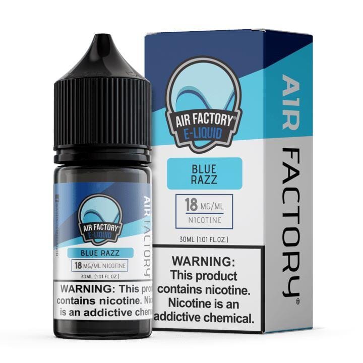 Blue Razz by Air Factory Salt 30mL with packaging