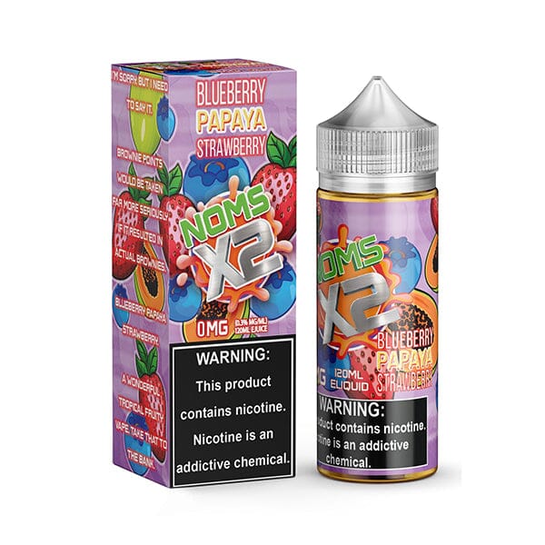 Blueberry Papaya Strawberry by NOMS X2 120ml with packaging