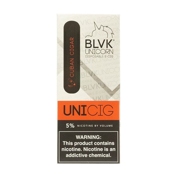 BLVK Unicorn Unicig Disposable E-Cigs (Individual) cuban cigar packaging