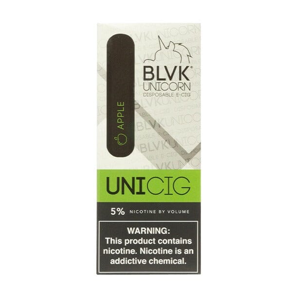 BLVK Unicorn Unicig Disposable E-Cigs (Individual) apple packaging