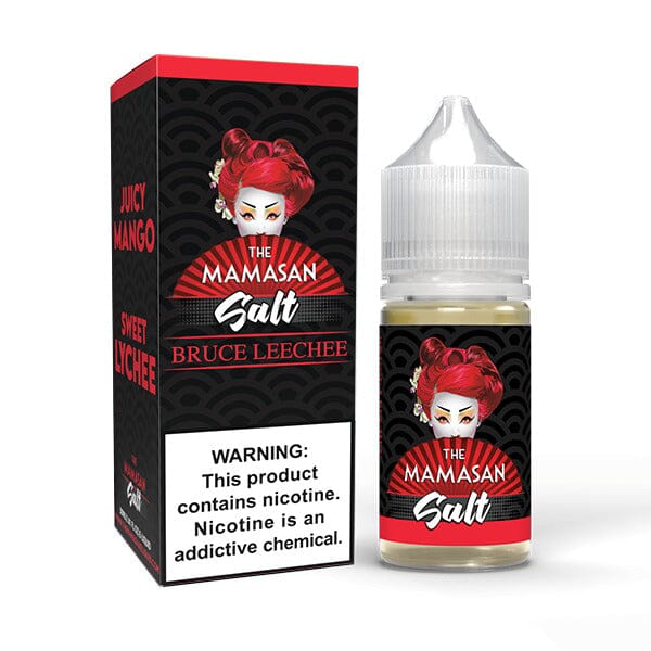 Bruce Leechee (Mango Lychee) by The Mamasan Salt 30ml with packaging
