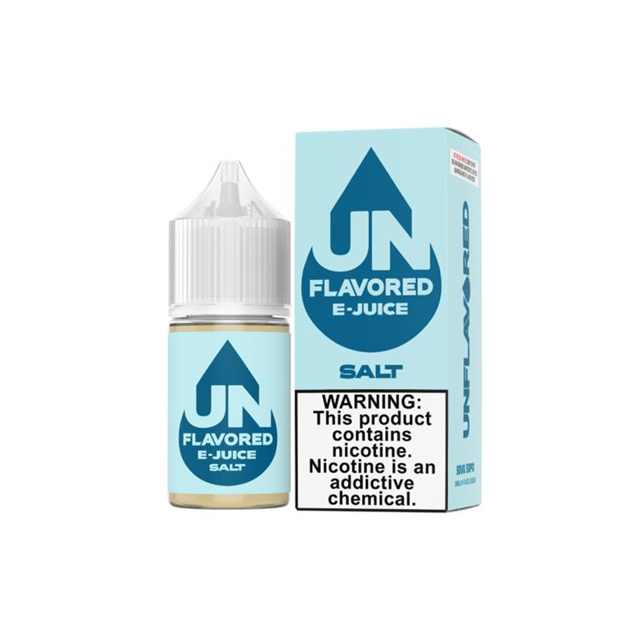 Unflavored Salts 30mL Bottle with packaging