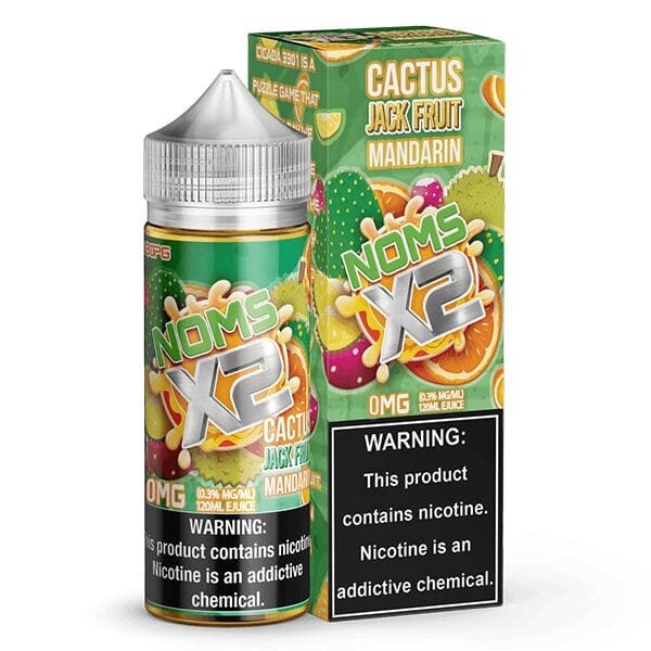 Cactus Jack Fruit Mandarin by NOMS X2 120ml with packaging