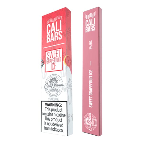 Cali Bars Disposable E-Cigs By Cali Grown (Individual) sweet grapefruit ice with packaging
