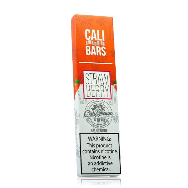 Cali Bars Disposable E-Cigs By Cali Grown (Individual) strawberry packaging