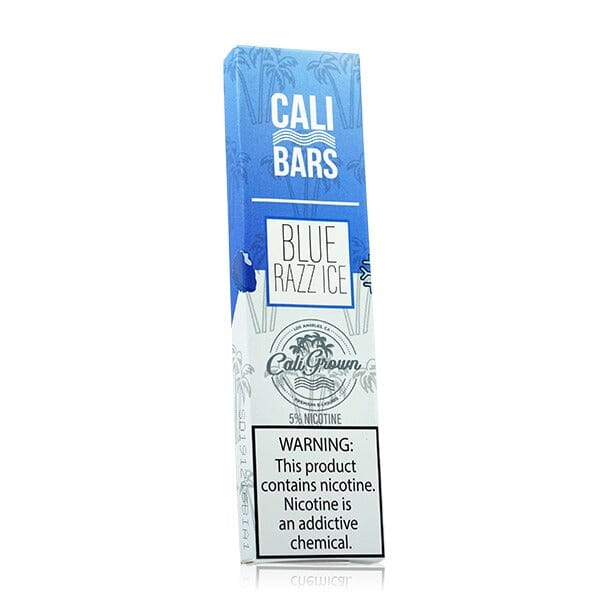 Cali Bars Disposable E-Cigs By Cali Grown (Individual) blue razz ice packaging