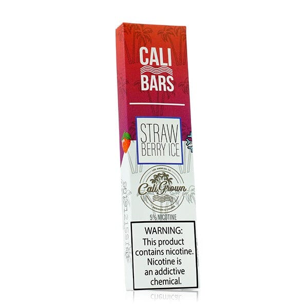 Cali Bars Disposable E-Cigs By Cali Grown (Individual) strawberry ice packaging