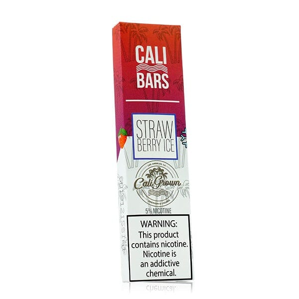 CALIGROWN | Cali Bars Disposables (Individual) strawberry ice packaging