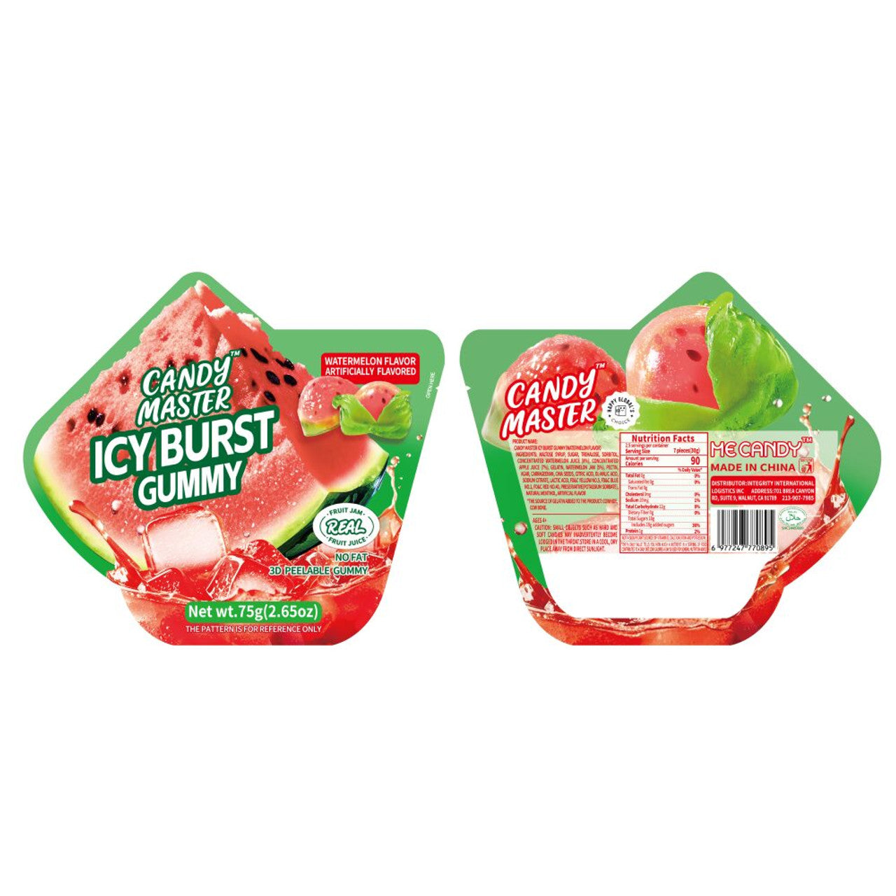Candy Master Icy Burst (Gummy Candy) watermelon