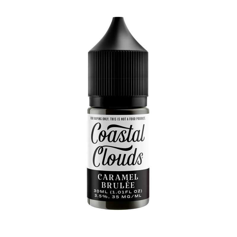 Caramel Brulee by Coastal Clouds Salt TFN 30ml bottle